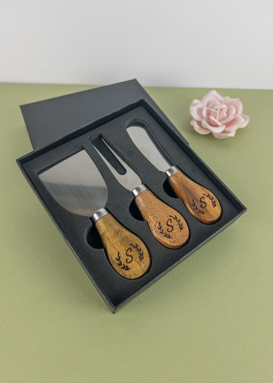 Personalized Cheese Knife Set