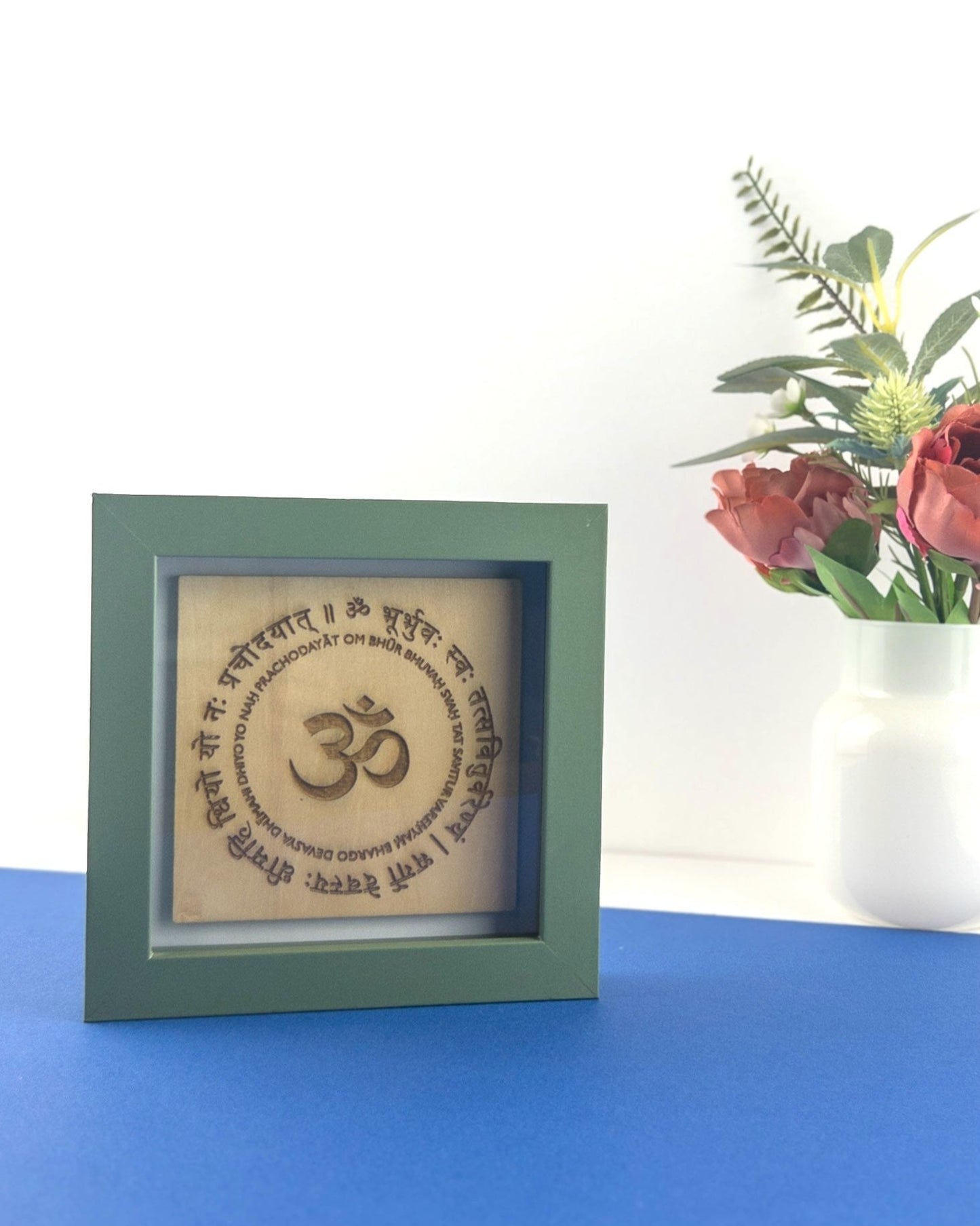 Gayatri Mantra Shadow Box