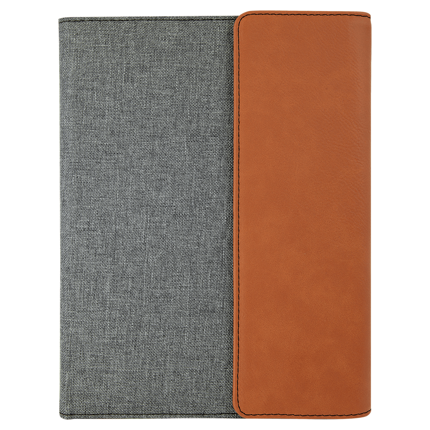 Leatherette with Gray Canvas Portfolio with Notepad