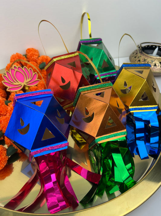 Mini Diwali Lanterns - Royal (Set of 5)