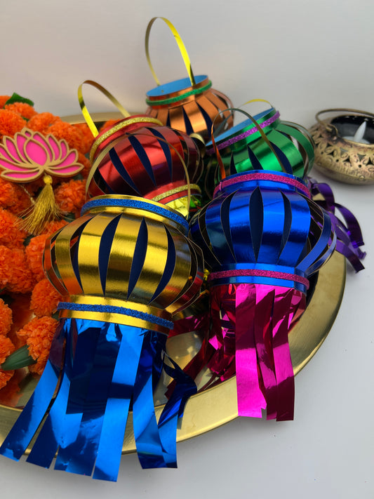 Mini Diwali Lanterns - Deluxe (Set of 5)